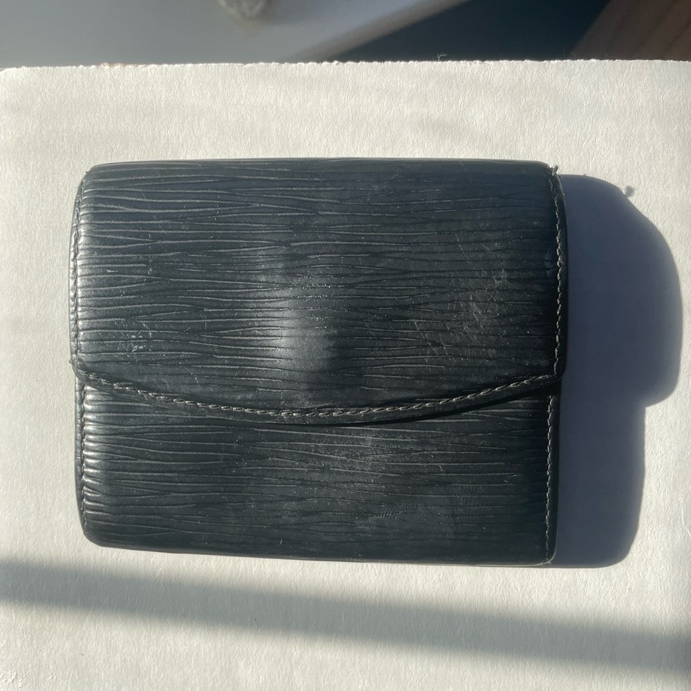 Louis Vuitton Black Epi Leather Wallet